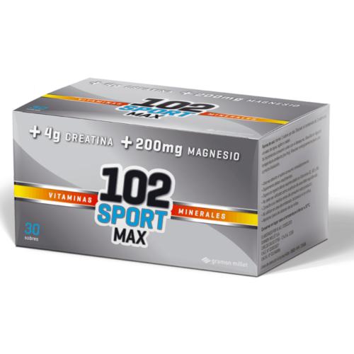 102 SPORT MAX VITAMINAS Y MINERALES X 30 CAPSULAS