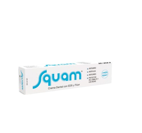SQUAM CREMA DENTAL MULTIFUNCIÓN CON EDS Y FLÚOR 120 GR