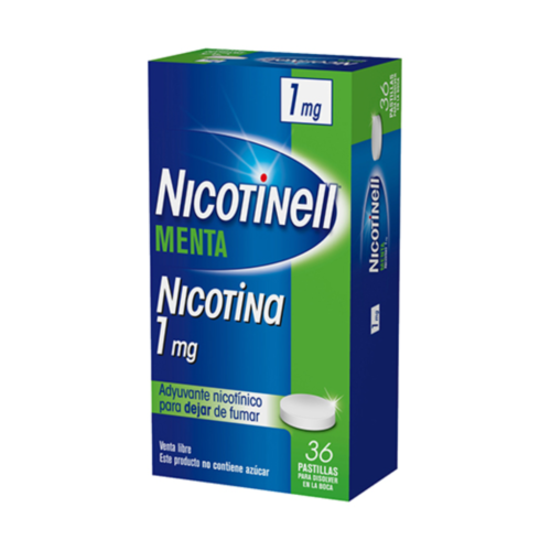 NICOTINELL 1MG DE NICOTINA SABOR MENTA X36 PASTILLAS