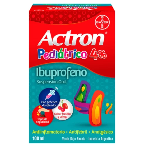ACTRON PEDIATRICO IBUPROFENO X100ML